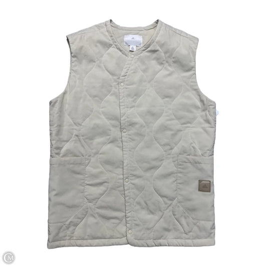 Vest Other By Adidas In Tan, Size: M