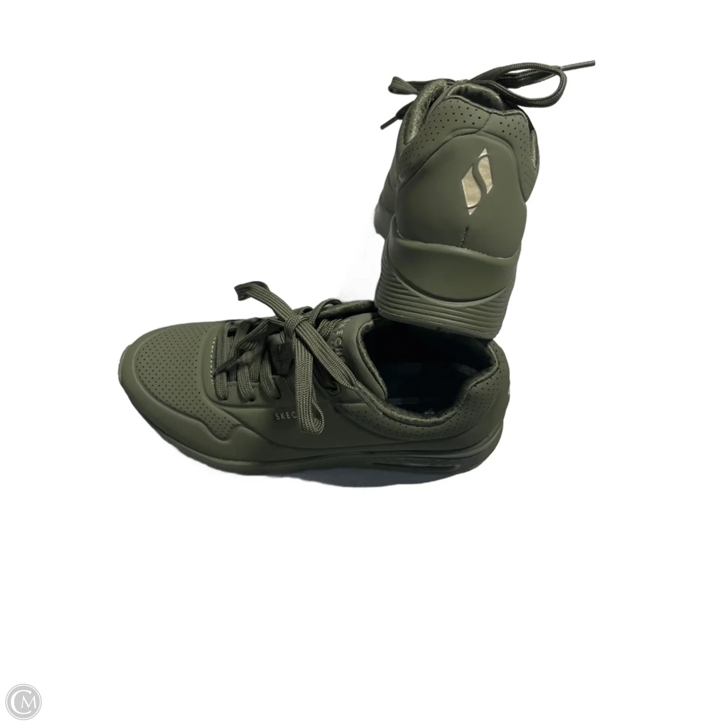 Shoes Sneakers By Skechers In Green, Size: 7.5