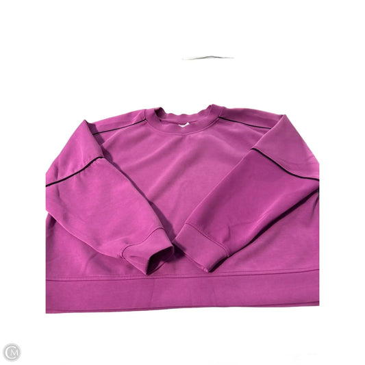 Athletic Top Long Sleeve Crewneck By All In Motion In Pink, Size: Xl