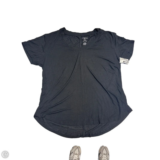 Top Short Sleeve By American Eagle In Black, Size: M