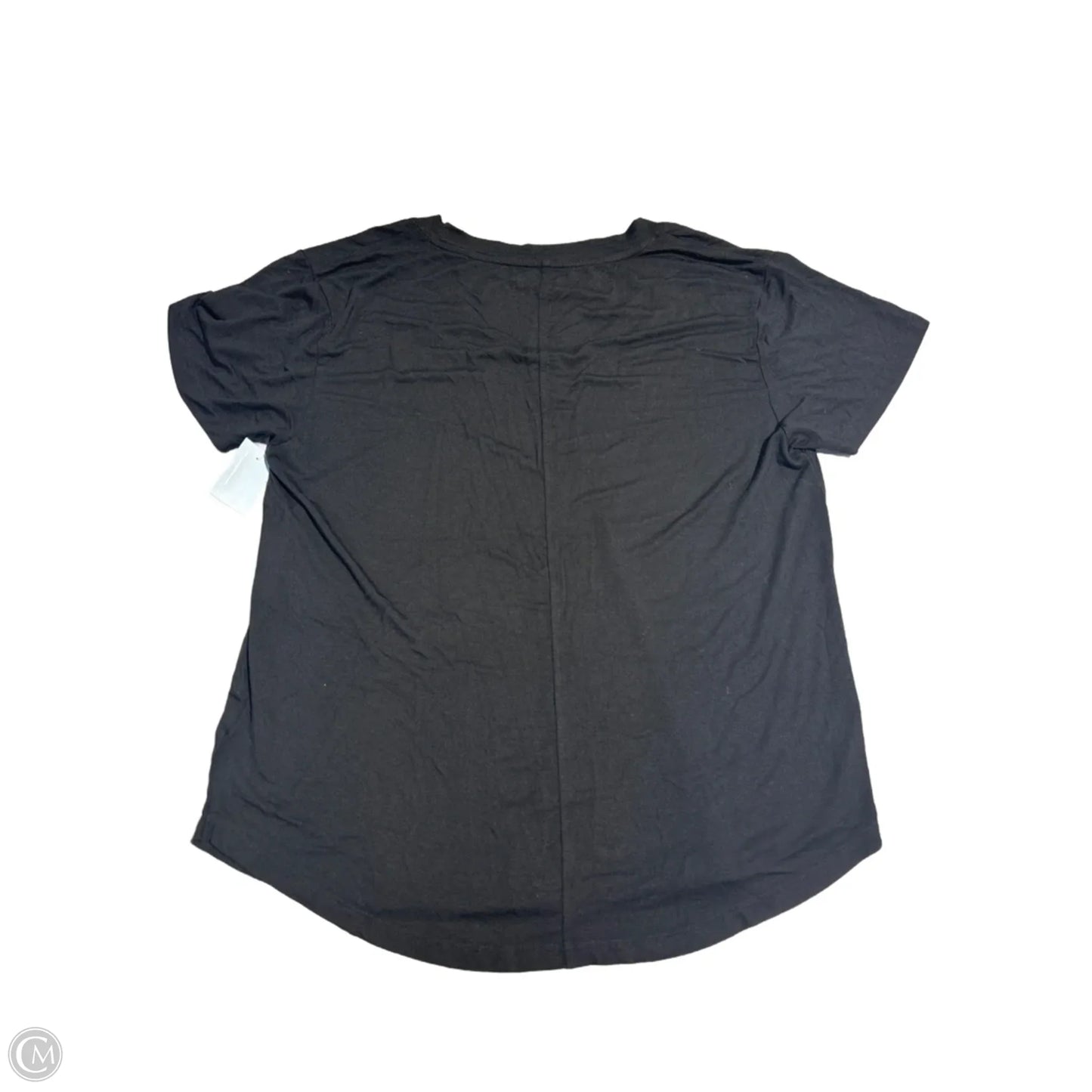 Top Short Sleeve By American Eagle In Black, Size: M