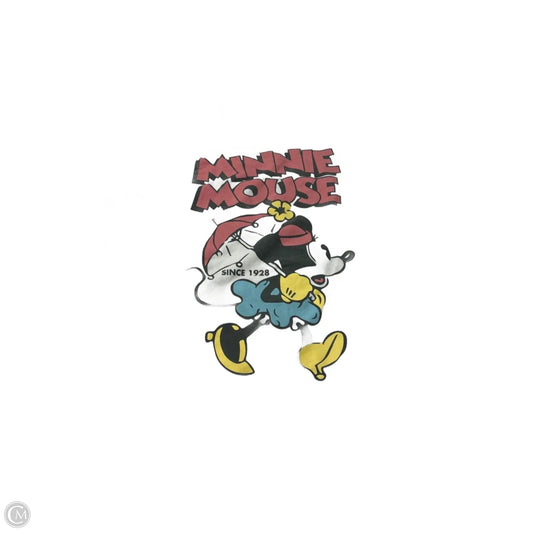 Top Short Sleeve By Disney In Cream, Size: Xxl