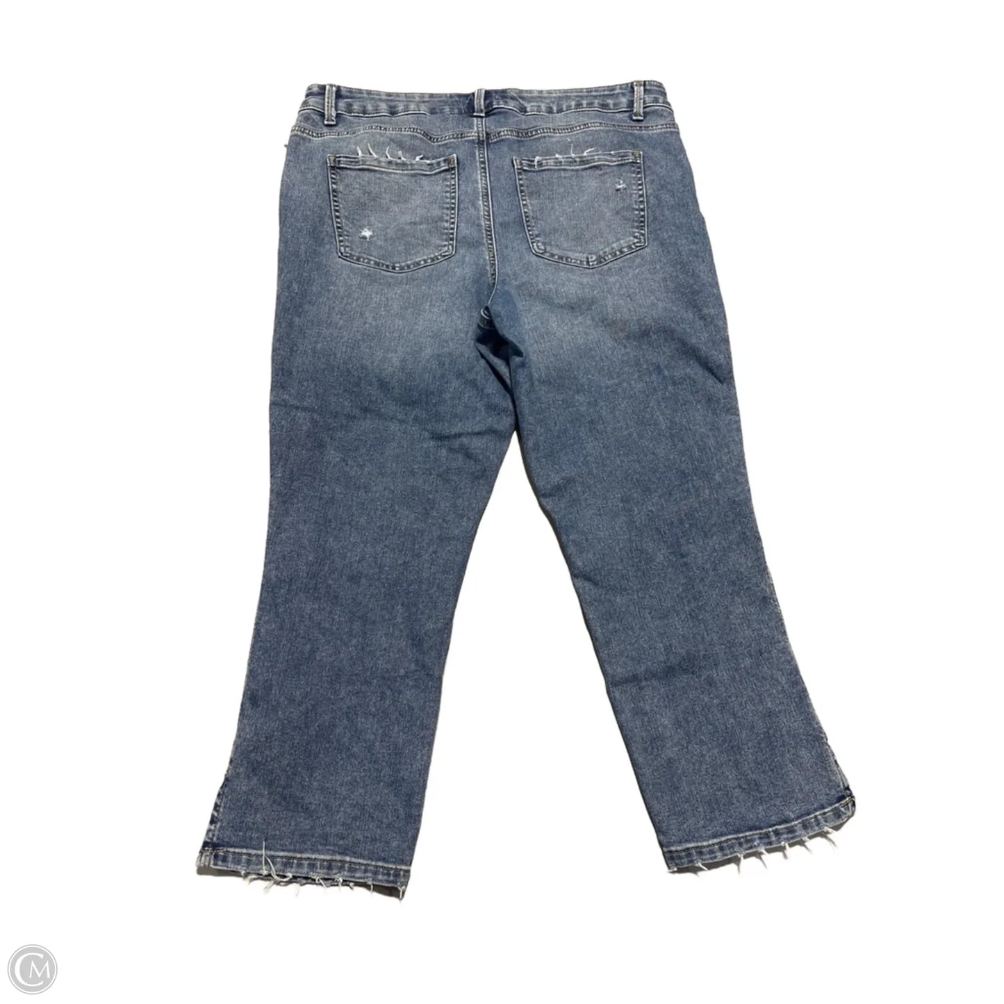 Jeans Straight By Maurices In Blue Denim, Size: 16