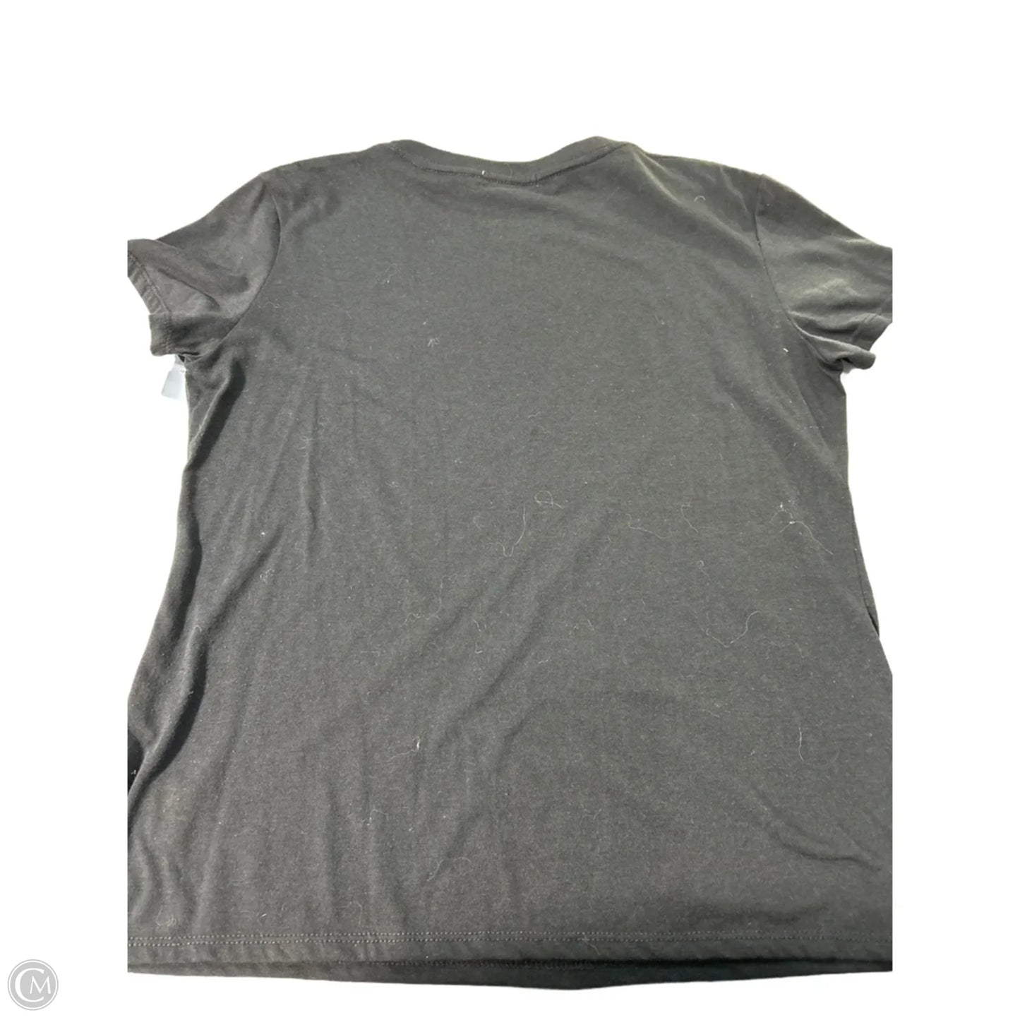 Top Short Sleeve Basic By Suburbans In Black, Size: M