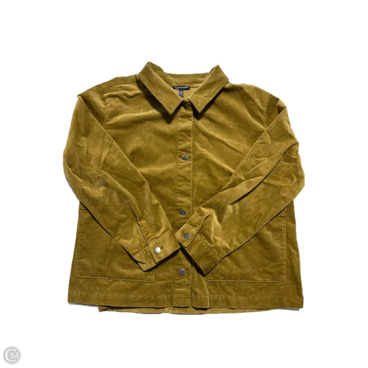 Jacket Other By Eileen Fisher In Yellow, Size: Xl