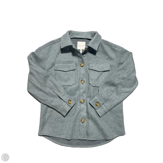Jacket Fleece By Avec Les Filles In Blue, Size: Xs