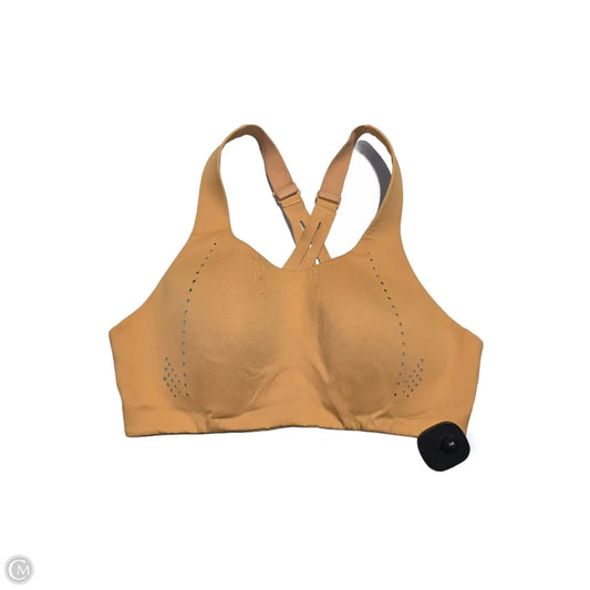 Athletic Bra By Lululemon In Yellow, Size: M