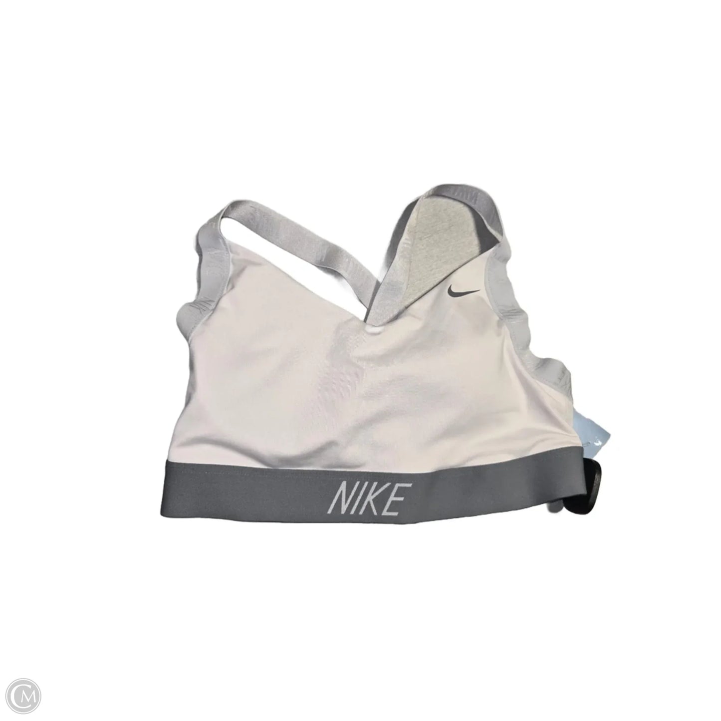 Athletic Bra By Nike In White, Size: L