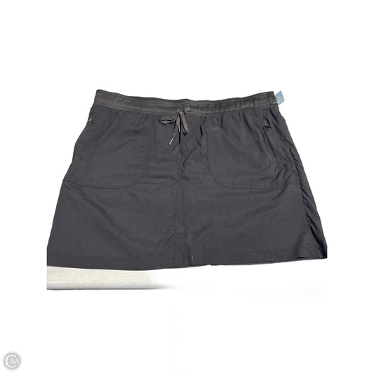 Athletic Skort By Cmc In Black, Size: Xxl