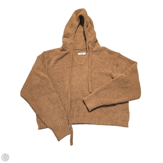 Top Long Sleeve Designer By Ugg In Brown, Size: S