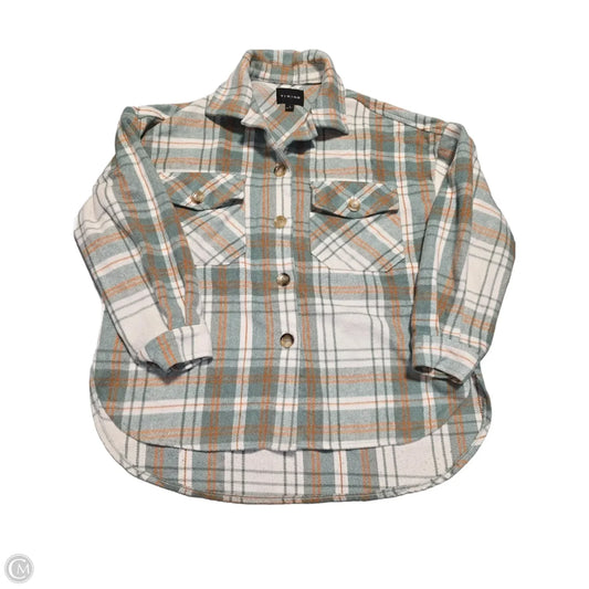 Jacket Other By Timing In Plaid Pattern, Size: S