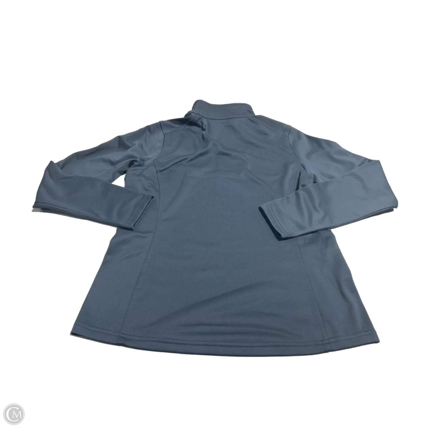 Athletic Top Long Sleeve Collar By The North Face In Blue, Size: M