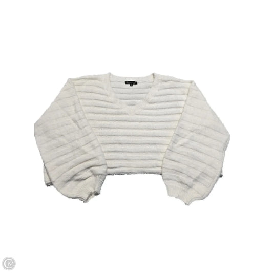 Sweater By Cotton Candy In White, Size: S