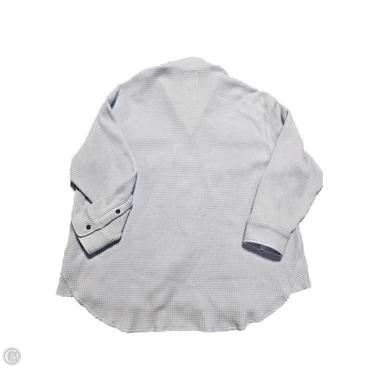 Top Long Sleeve By Aerie In Blue, Size: S