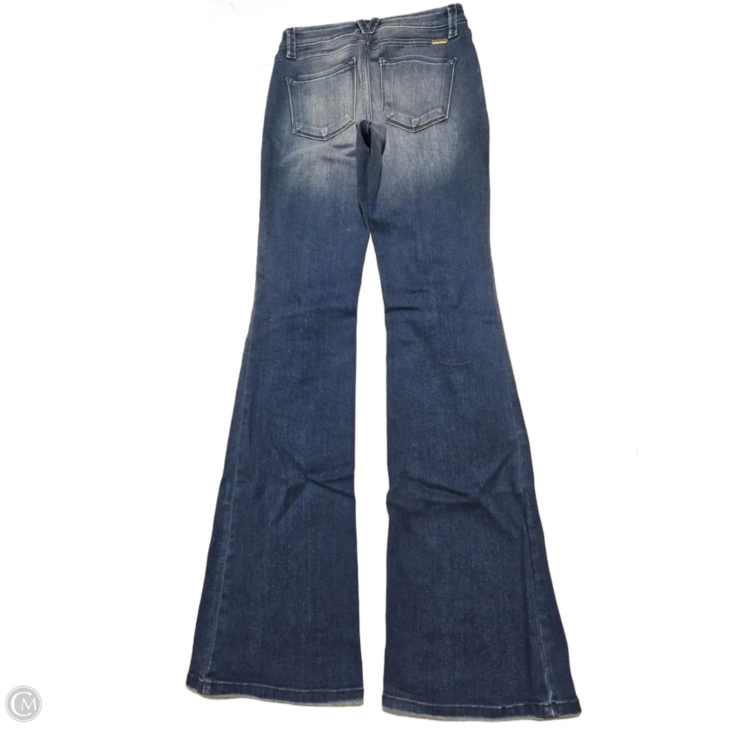 Jeans Flared By Kancan In Blue Denim, Size: 26