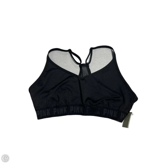 Athletic Bra By Pink In Black, Size: L