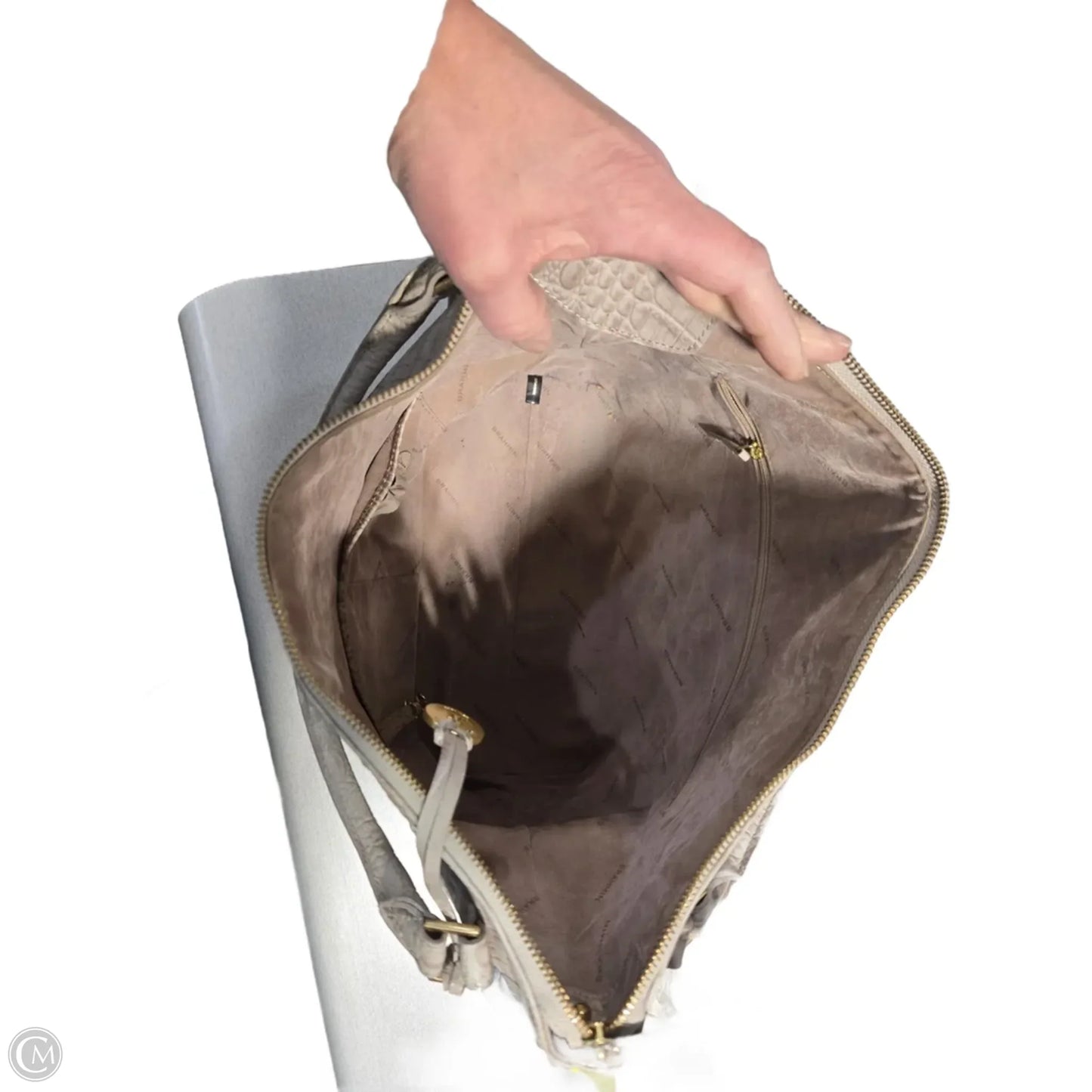 Handbag Designer By Brahmin, Size: Large