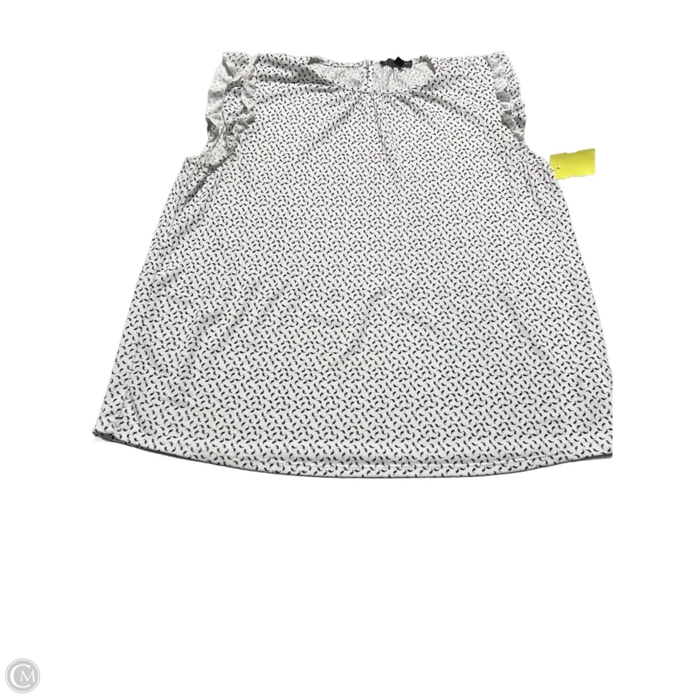 Top Sleeveless By Adrianna Papell In White, Size: M