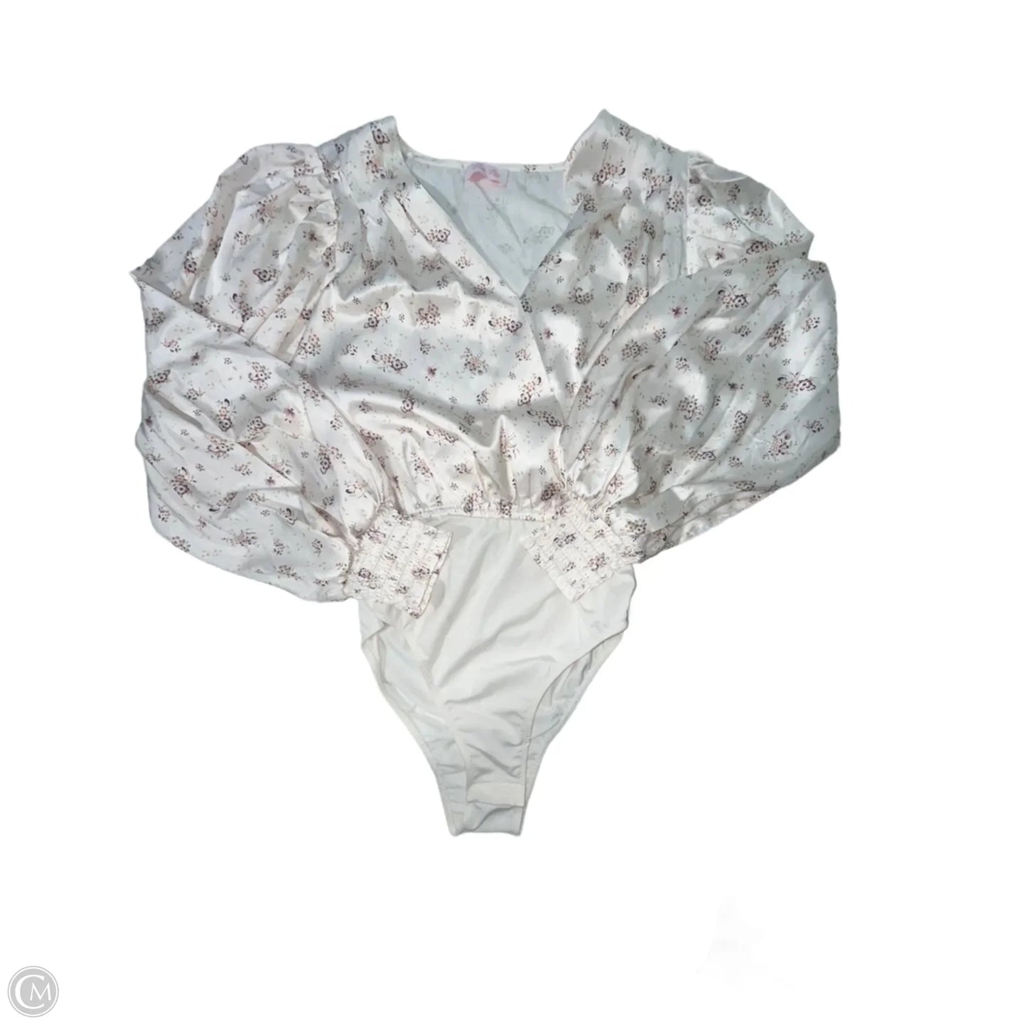 Bodysuit By Pink Lily In Tan, Size: S