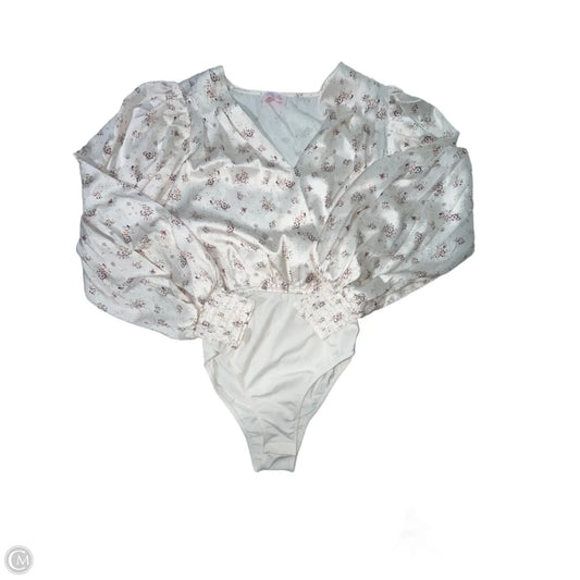 Bodysuit By Pink Lily In Tan, Size: S