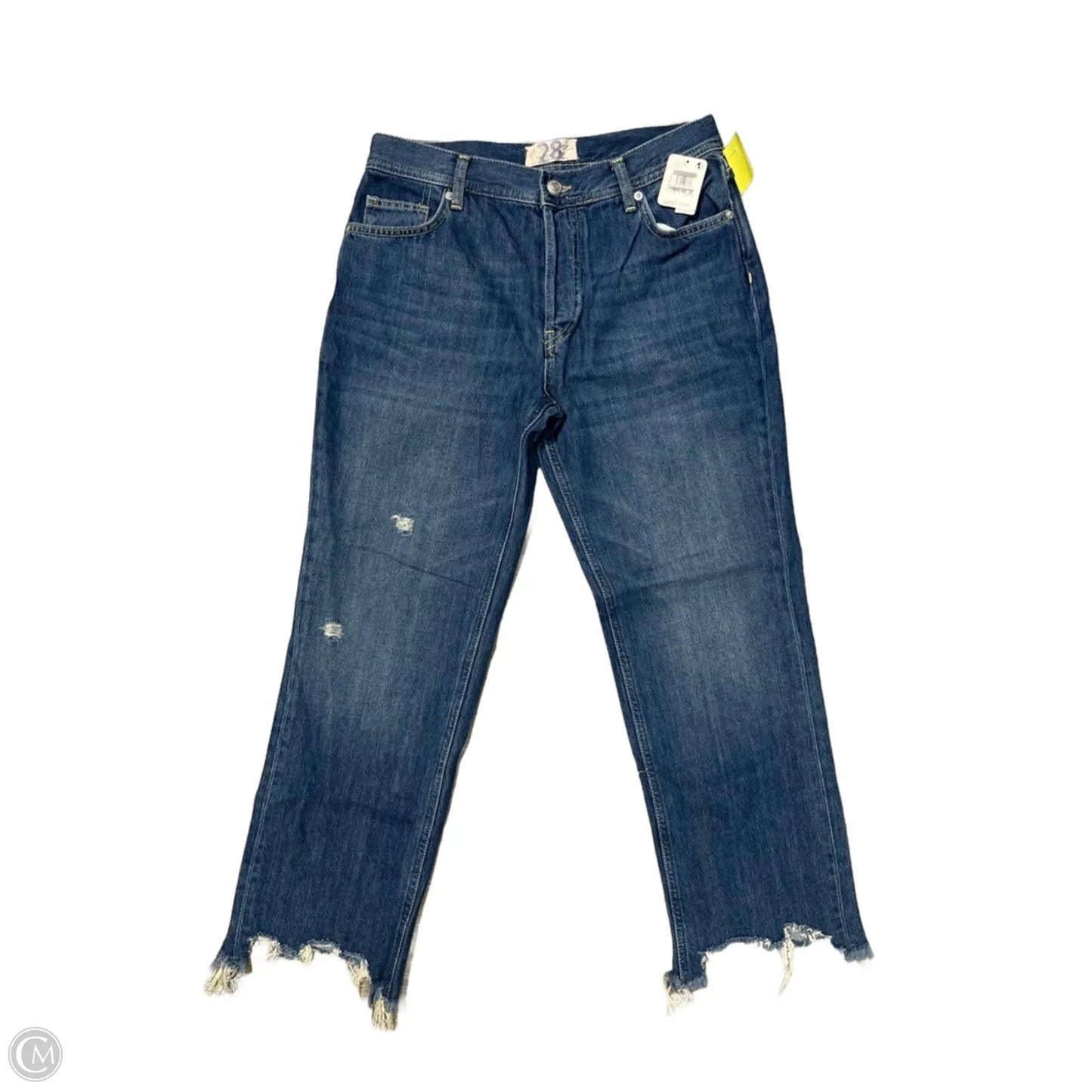 Jeans Straight By We The Free In Blue Denim, Size: 6