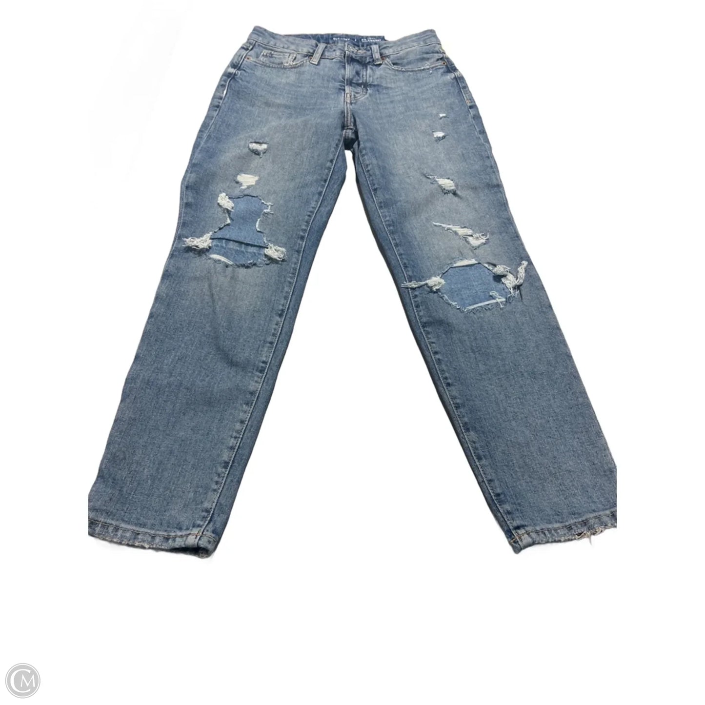 Jeans Straight By Old Navy In Blue Denim, Size: 2