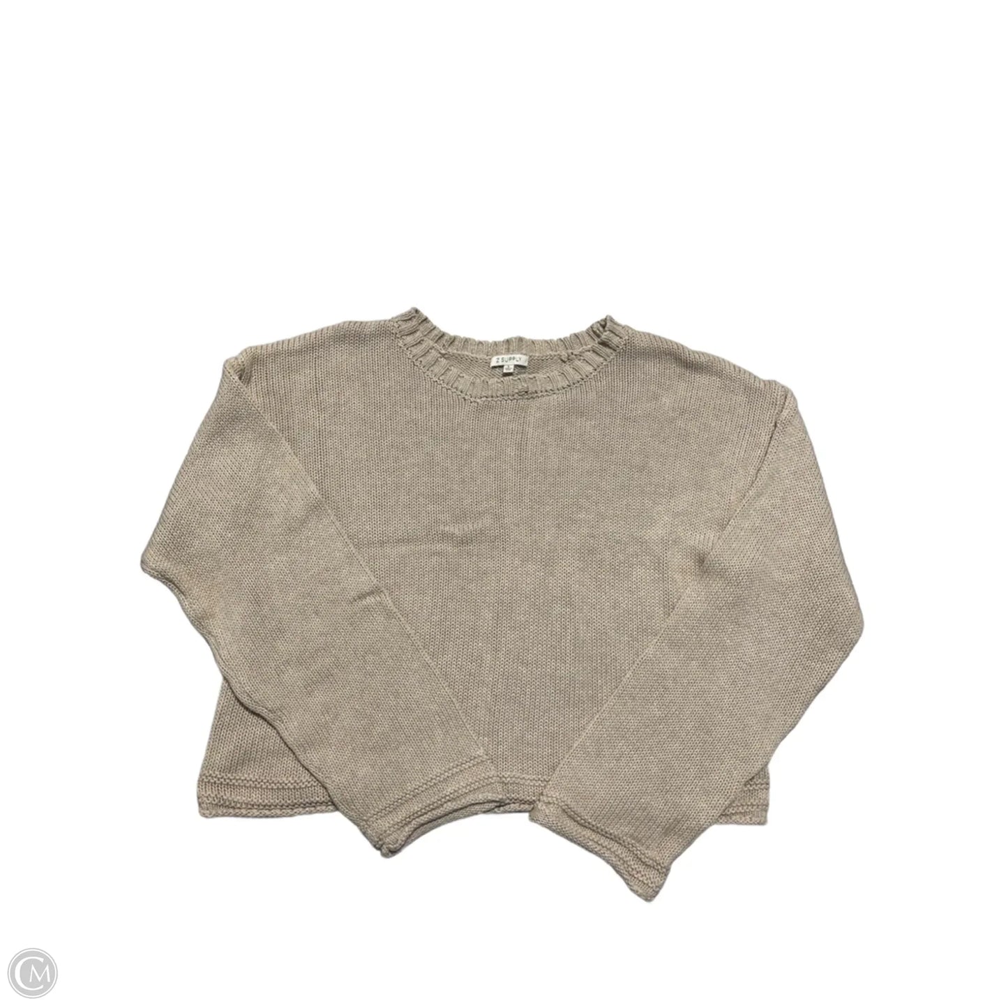 Sweater By Z Supply In Tan, Size: L
