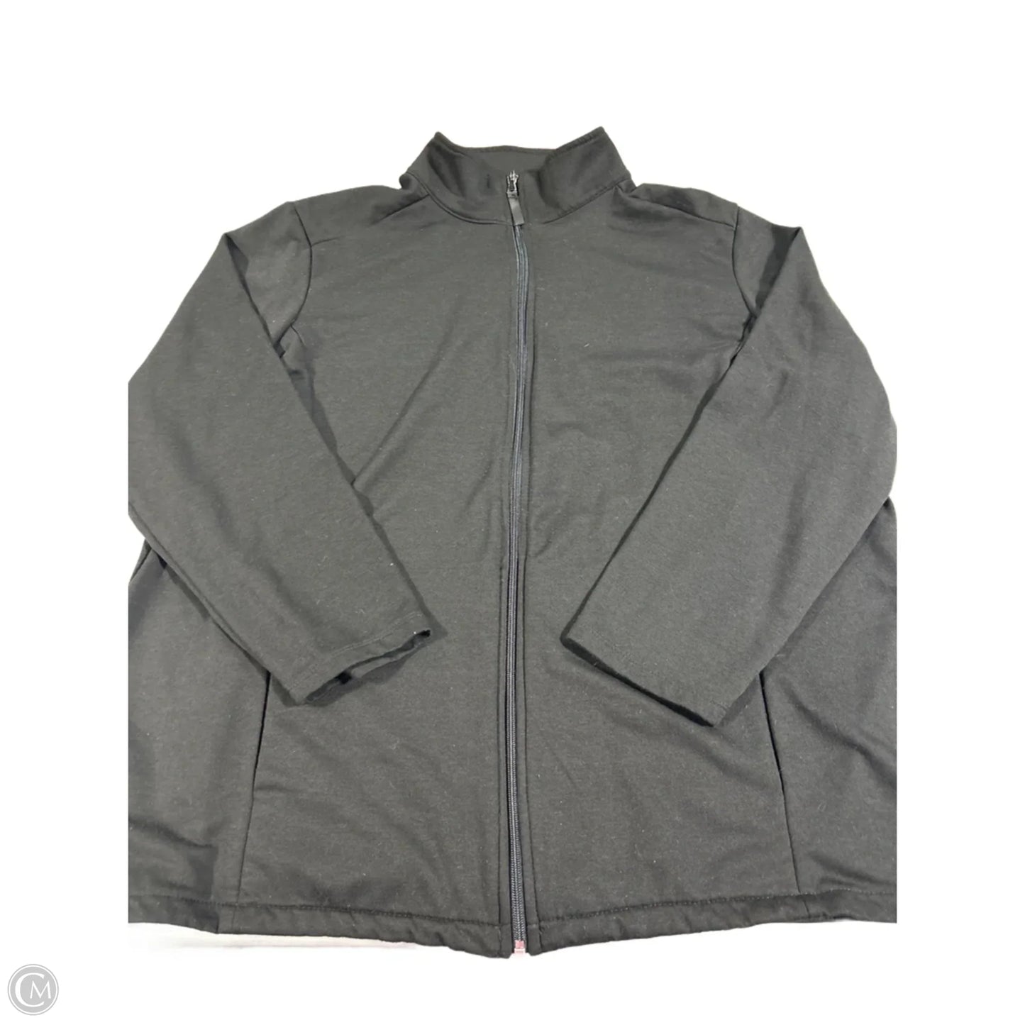Jacket Fleece By Croft And Barrow In Black, Size: 2x