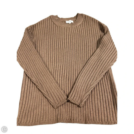 Sweater By Jessica Simpson In Brown, Size: L