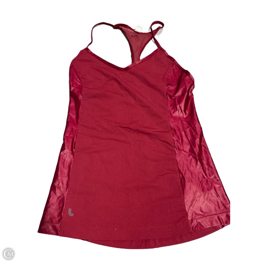 Athletic Tank Top By Lole In Red, Size: S