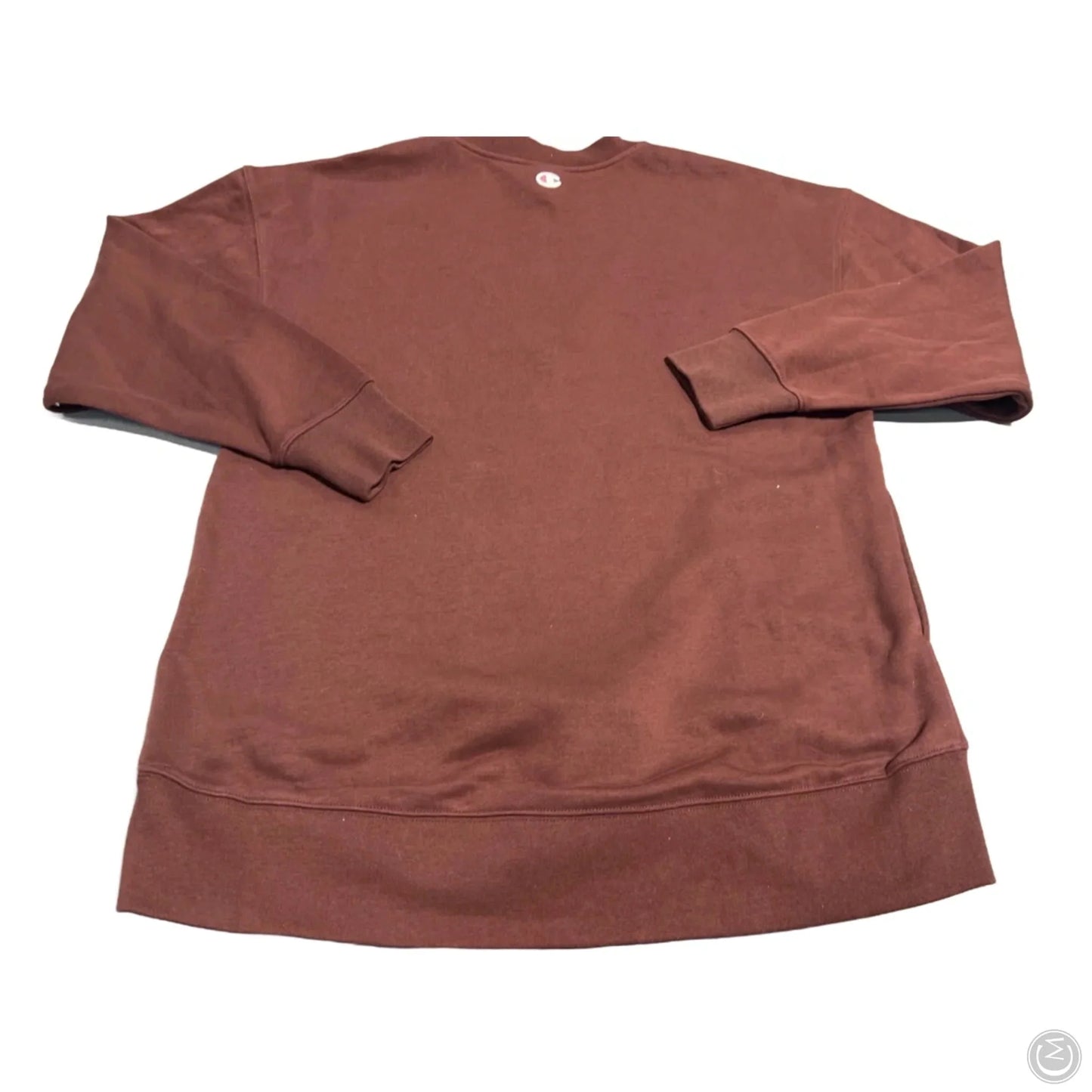 Sweatshirt Collar By Champion In Brown, Size: Xs