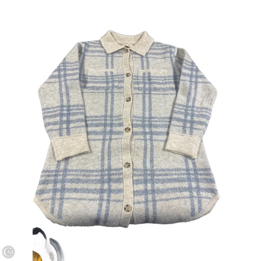 Sweater By Jessica Simpson In Blue & Cream, Size: S