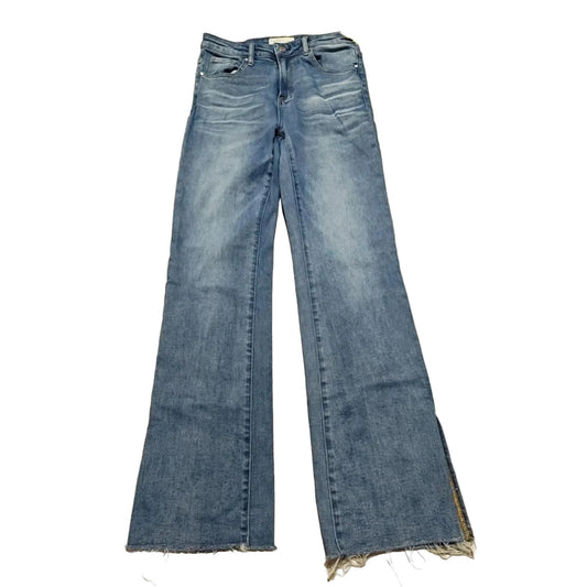Jeans Straight By Risen In Blue Denim, Size: 8