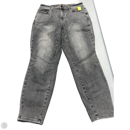 Jeans Straight By Judy Blue In Grey, Size: 14