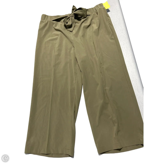 Pants Dress By Calvin Klein In Green, Size: Xl