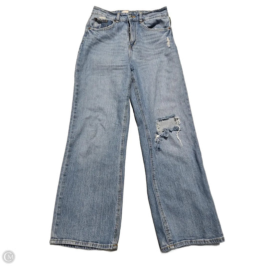 Jeans Boot Cut By H&m In Blue Denim, Size: 8