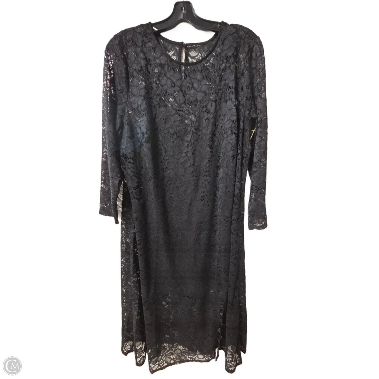 Dress Casual Midi By A New Day In Black, Size: 2x
