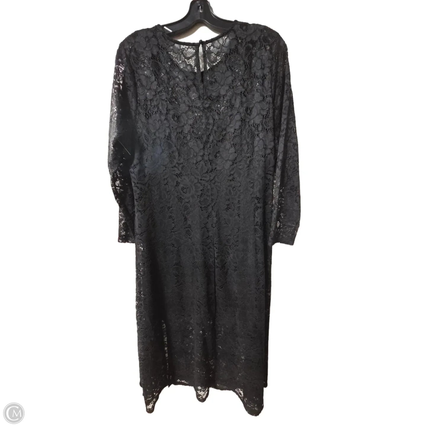 Dress Casual Midi By A New Day In Black, Size: 2x