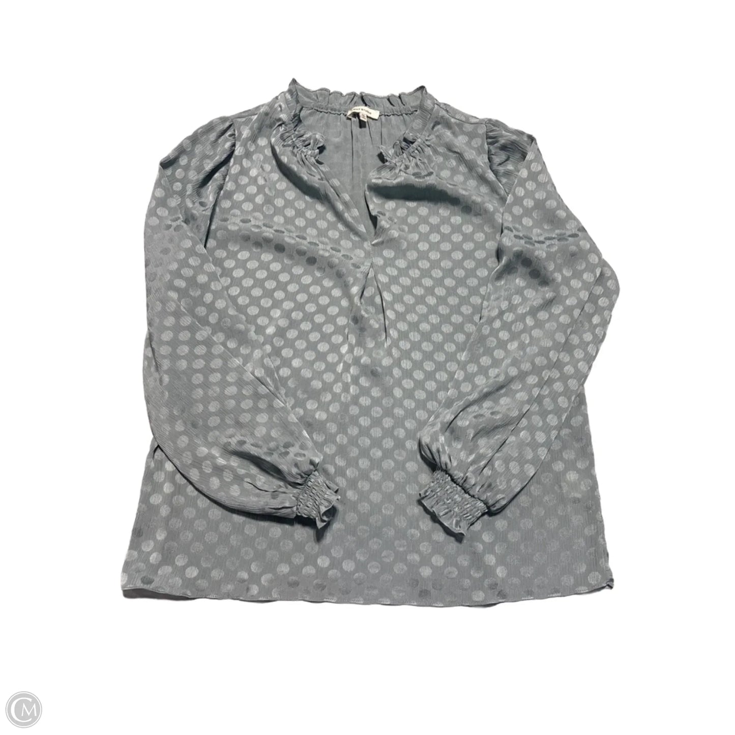 Top Long Sleeve By Max Studio In Blue, Size: M