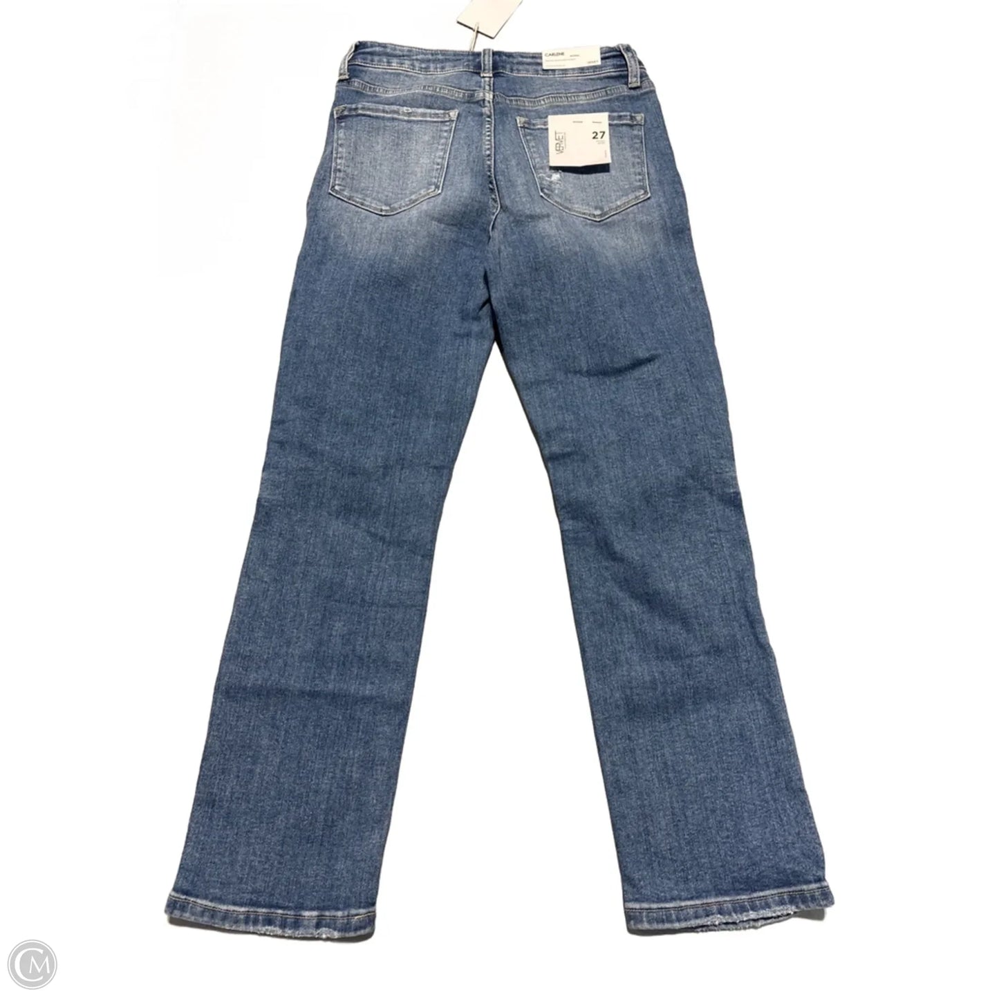 Jeans Straight By Vervet In Blue Denim, Size: 4