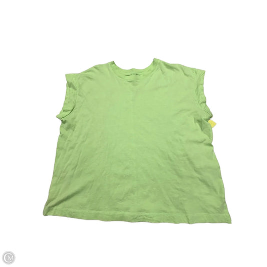 Top Short Sleeve By A New Day In Green, Size: L