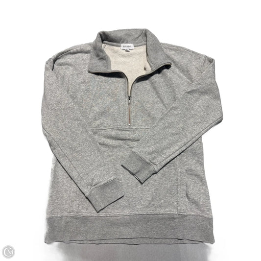 Top Long Sleeve By Evereve In Grey, Size: Xs