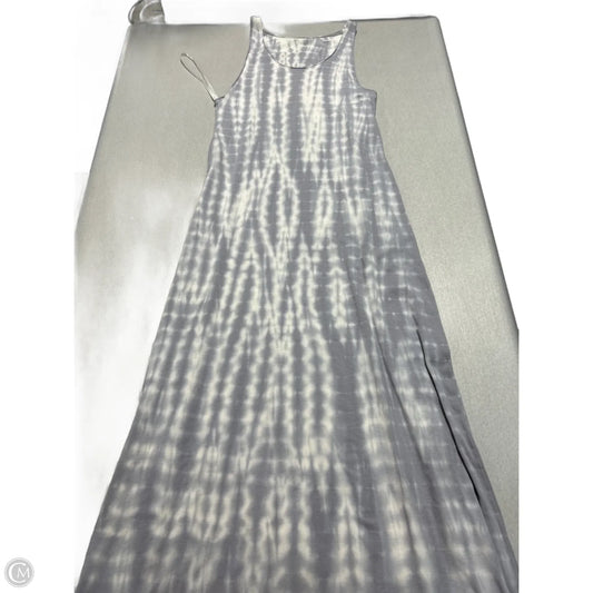Dress Casual Maxi By Calvin Klein In Grey & White, Size: S
