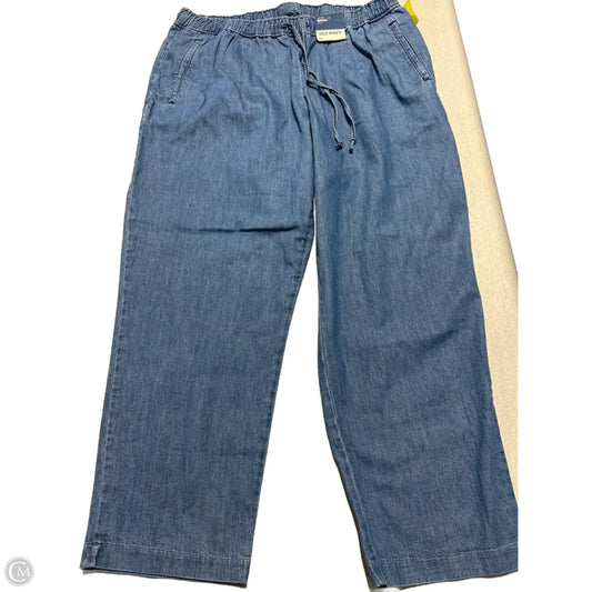 Pants Linen By Old Navy In Blue, Size: Xl