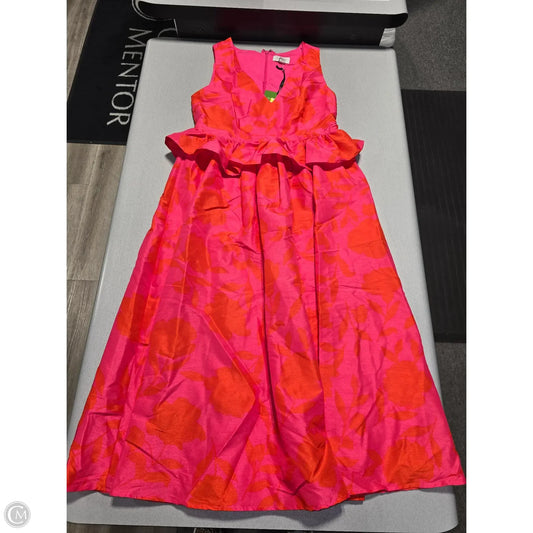 Dress Designer By Kate Spade In Orange & Pink, Size: M