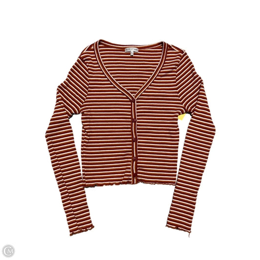 Top Long Sleeve By Cme In Striped Pattern, Size: Xl