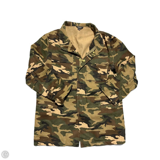 Jacket 3/4 sleeve By Cmc In Camouflage Print, Size: L