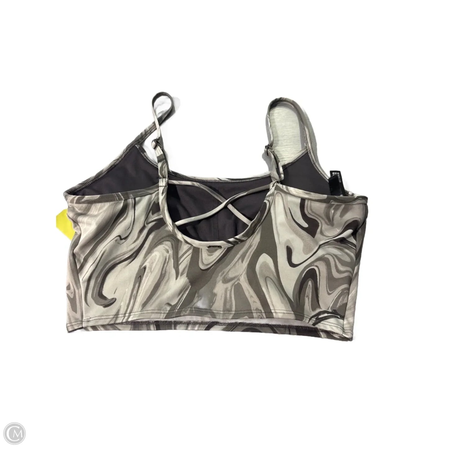 Athletic Bra By Pink In Grey, Size: M