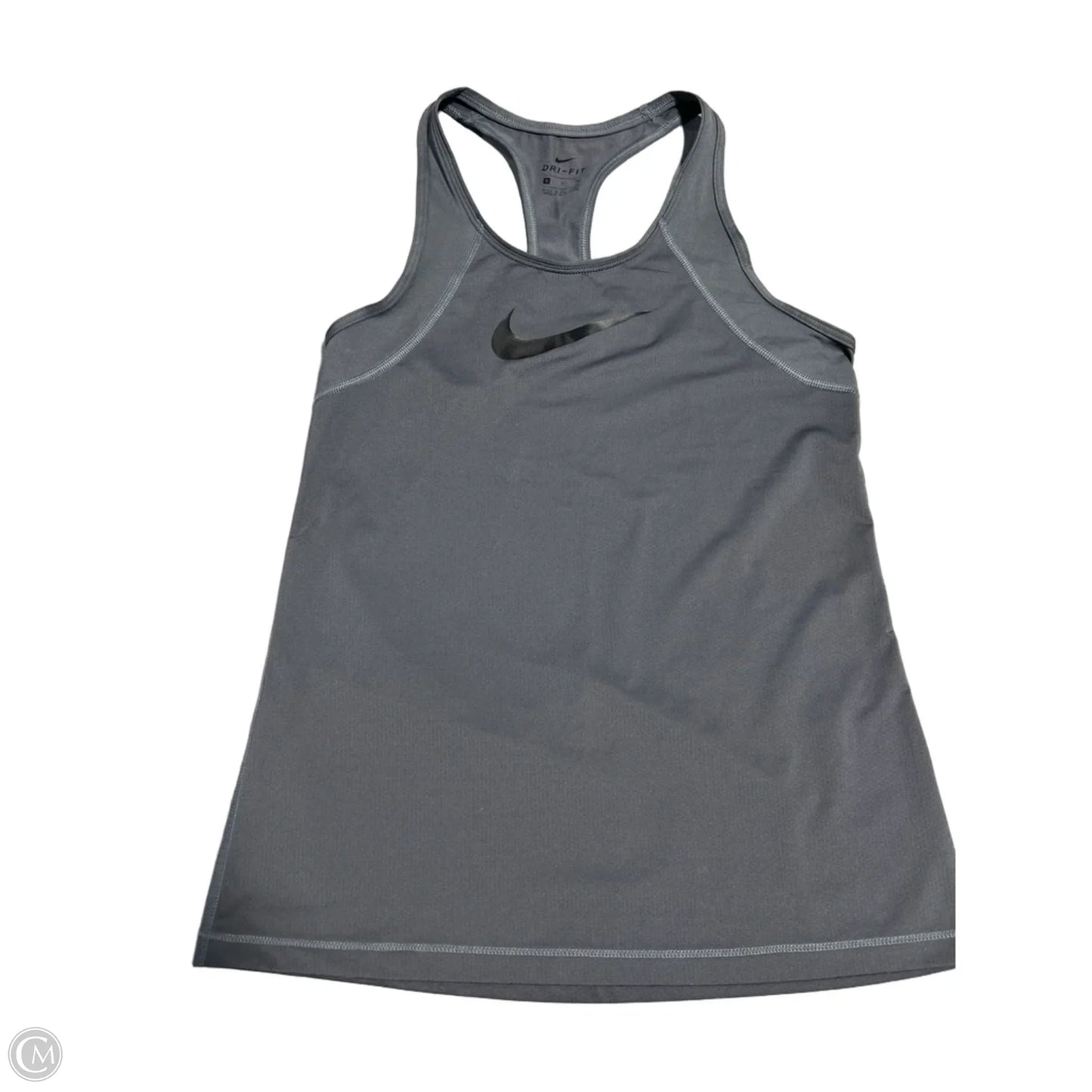 Athletic Tank Top By Nike In Grey, Size: S