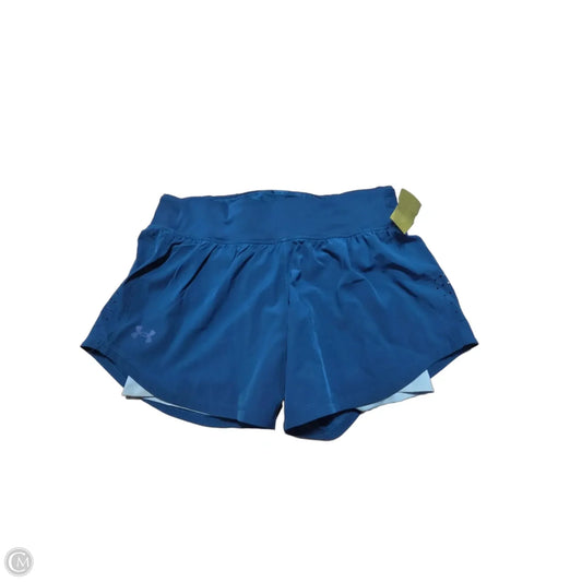 Athletic Shorts By Under Armour In Aqua, Size: M